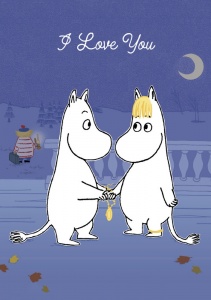 Moomin I Love You - Greeting Card
